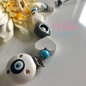 Evil Eye Blue 'gray, white'